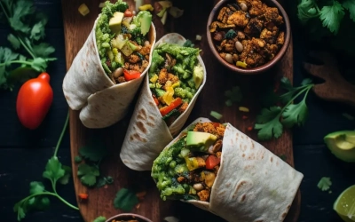 Leckere und Gesunde Vegane Burritos – Dein Schnelles Mittagessen