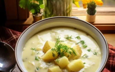 Vegane Kartoffelsuppe – Herzhaft, Cremig und Einfach Köstlich