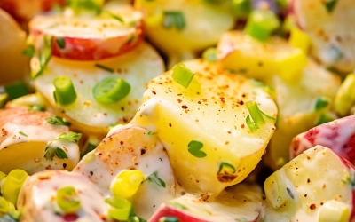 Veganer Kartoffelsalat mit Gurken und Apfel: Ein Frisches Sommerhighlight