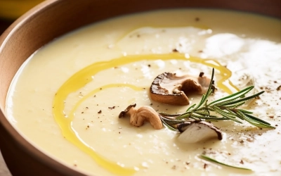Maroni-Suppe mit Trüffelöl: Ein Hauch von Luxus