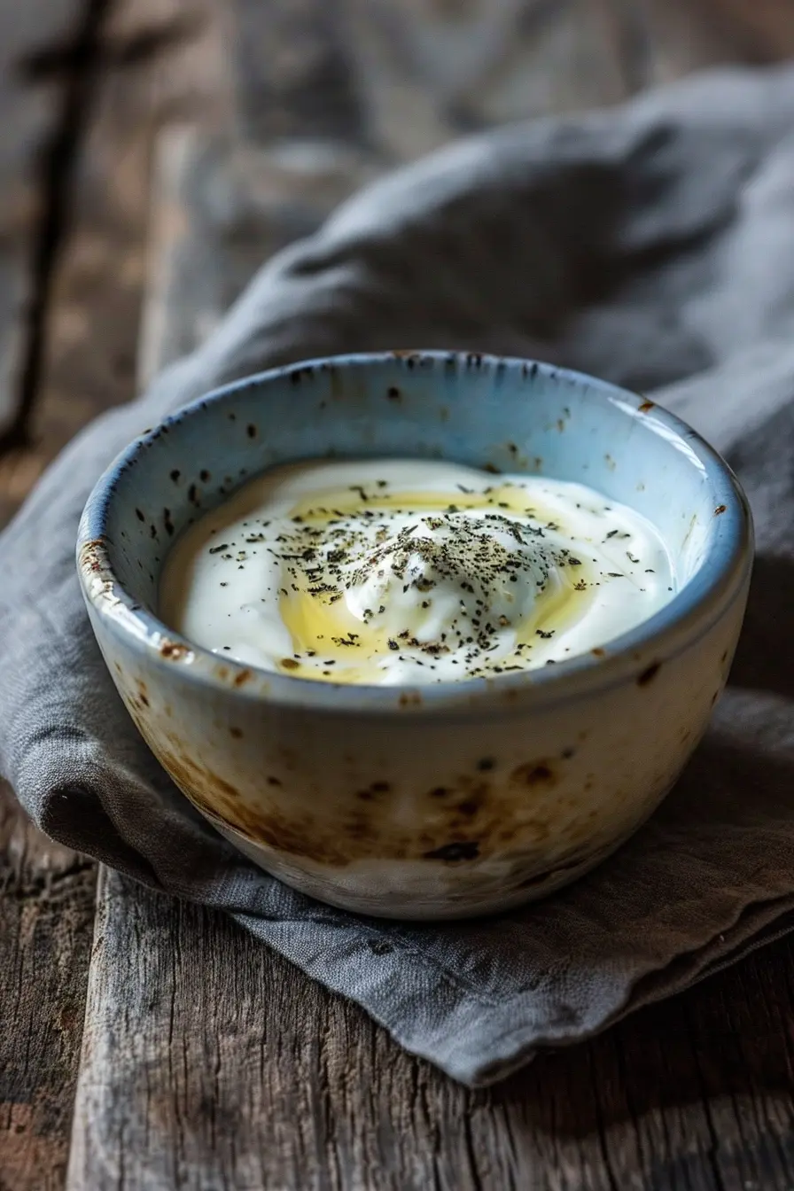 veganes joghurt dressing