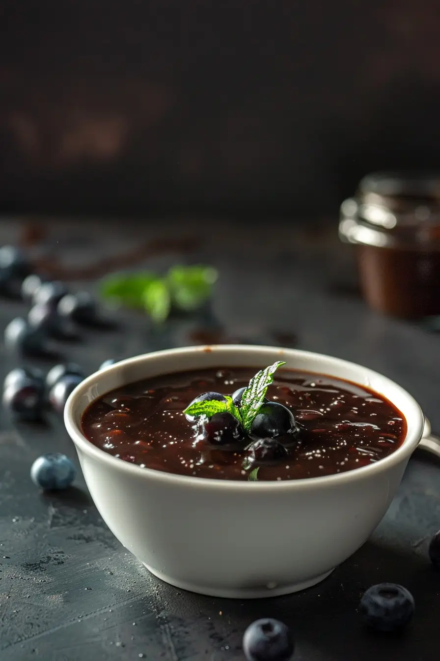 Blaubeer-Bourbon-BBQ-Soße