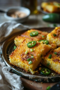 Gegrillte Maisbrote mit Jalapeños