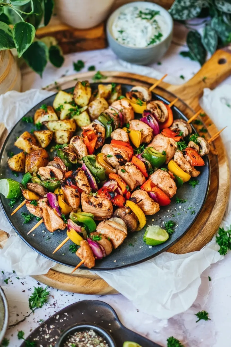 vegane huehnchen spiesse